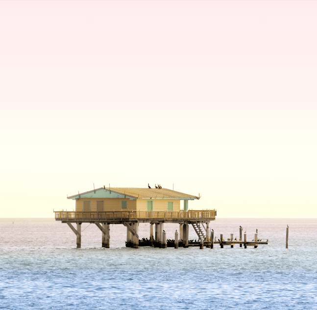 Stiltsville I&amp;nbsp;(36X36 in.)