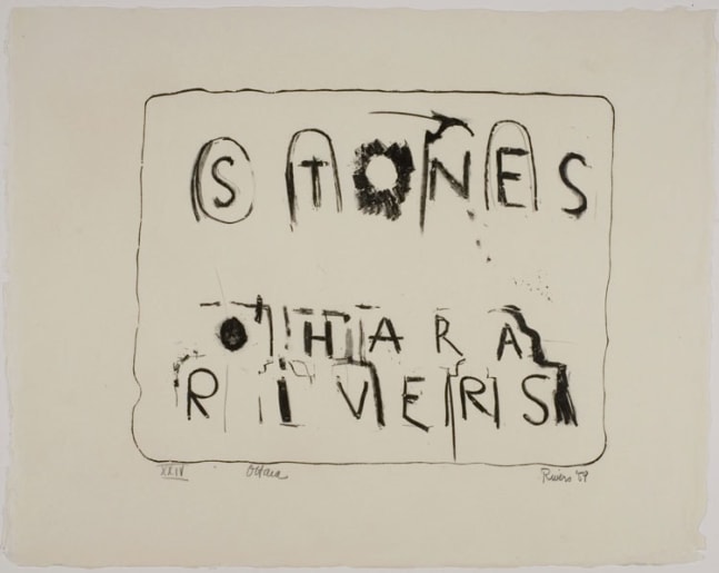 Stones, page 2,1959
lithograph
24 x 30 inches