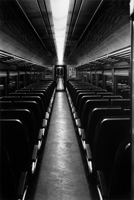 Louis Stettner
Empty Train Compartment, 1958
black and white photograph
19.69 x 15.75 inches
(50 x 40 cm)
(Inv. No. LS9235)

$7,500