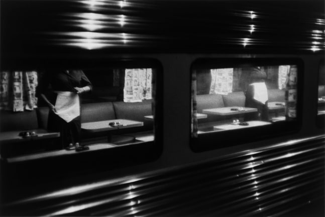 Louis Stettner
Waitress, Pullman Car, 1958
black and white photograph
15.75 x 19.69 inches
(40 x 50 cm)
(Inv. No. LS9223)

$7,500