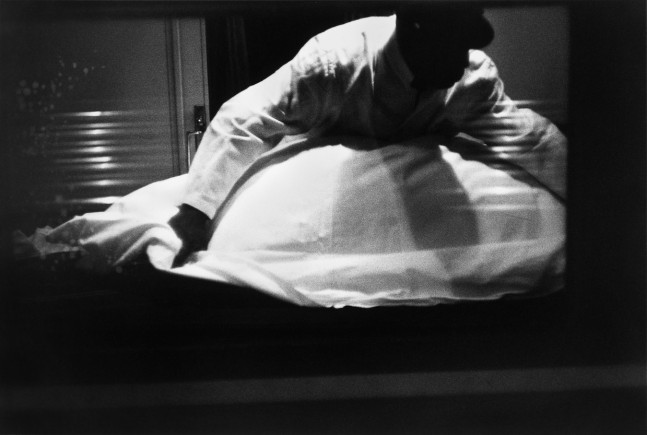 Louis Stettner
Penn Station: Porter Making Up a Bed, 1958
black and white photograph
15.75 x 19.69 inches
(40 x 50 cm)
(Inv. No. LS9233)

$7,500