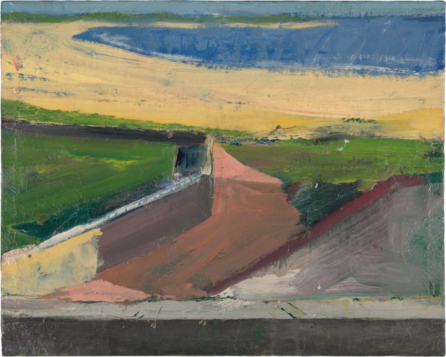 Richard Diebenkorn
Beach, 1959
Oil on canvas
17 x 22 inches
&amp;copy; Richard Diebenkorn Foundation