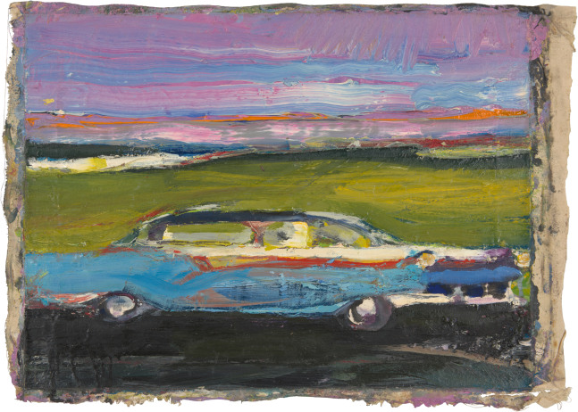 Richard Diebenkorn
Untitled (Car), c. 1957-66
Oil on canvas
14 1/4 x 19 inches
&amp;copy; Richard Diebenkorn Foundation