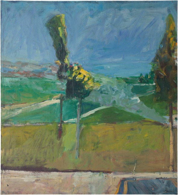 Richard Diebenkorn
Landscape with Smoke, 1960
Oil on canvas
54 13/16 x 49 13/16 inches
&amp;copy; Richard Diebenkorn Foundation