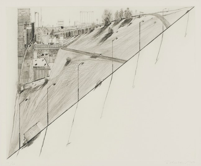 Diagonal Ridge,&amp;nbsp;from&amp;nbsp;Recent Etchings II,&amp;nbsp;1979
Drypoint, aquatint and roulette
Plate: 17 1/2 x 21 3/4 inches
Sheet: 22 1/2 x 29 3/4 inches
Edition&amp;nbsp;of 50

SOLD