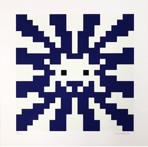 Sunset (Blue &amp;amp; White), 2018&amp;nbsp;
Embossed screenprint on paper
16 1/2 x 16 1/2 inches (41.9 x 41.9 cm)
Edition of 100&amp;nbsp;
Signed | Numbered&amp;nbsp;