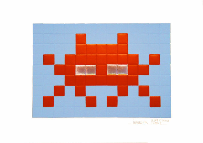 Invasion (Red), 2007
Embossed screenprint on paper
16&amp;nbsp;1/2&amp;nbsp;x 11 1/2 inches (42&amp;nbsp;x 29.5&amp;nbsp;cm)
Edition of 2 PP
Signed | Numbered&amp;nbsp;