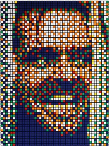 Rubik Kubrick II, 2007
Screenprint on paper
27 1/2 x 19&amp;nbsp;5/8&amp;nbsp;inches (70&amp;nbsp;x 50&amp;nbsp;cm)
Edition of 150
Signed | Numbered&amp;nbsp;