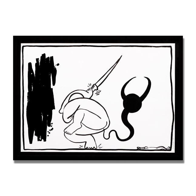 Untitled, 1988

Sumi ink on paper

28 9/10 x 40 4/10&amp;nbsp; in. (73.4 x 102.6 cm)

Unique

Signed | Accompanied by Certificate of Authenticity from Hans Mayer