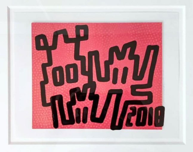 Invader / Kusama, 2018
Ink on glossy paper
8 1/4&amp;nbsp;x 10&amp;nbsp;5/8&amp;nbsp;inches (21 x 27&amp;nbsp;cm)
Unique | Signed
