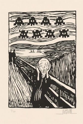 The Scream, 2011
Woodcut on paper
12 3/8 x 8 1/4 inches (31.5 x 21 cm)
Edition of 2 PP
Signed | Numbered&amp;nbsp;
