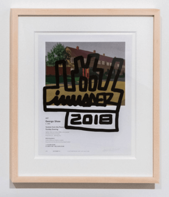 Invader / Shaw, 2018
Ink on glossy paper
11&amp;nbsp;5/8&amp;nbsp;x 9&amp;nbsp;inches (29.5 x 22.9&amp;nbsp;cm)
Unique |Signed&amp;nbsp;