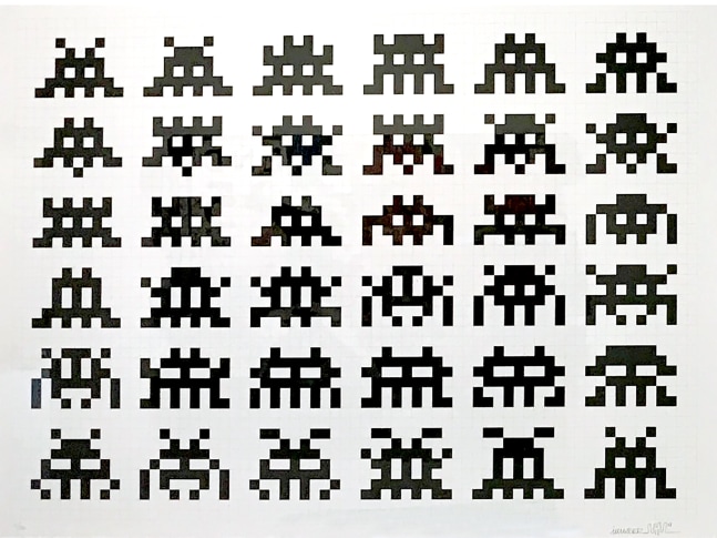 Repetition Varaition Evolution, 2017
Screenprint on paper
26 3/4&amp;nbsp;x 34&amp;nbsp;5/8&amp;nbsp;inches (68&amp;nbsp;x 88&amp;nbsp;cm)
Edition of 150
Signed | Numbered&amp;nbsp;