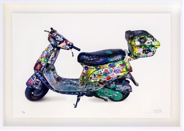 Scooter, 2015
Lithograph on archival paper
15 5/8 x 23&amp;nbsp;1/2&amp;nbsp;inches (40&amp;nbsp;x 60&amp;nbsp;cm)
Edition of 88
Signed | Numbered&amp;nbsp;