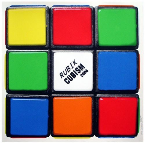 Rubik Cubism (First Edition), 2006
Screenprint on paper
27 1/2&amp;nbsp;x 27&amp;nbsp;1/2&amp;nbsp;inches (70&amp;nbsp;x 70&amp;nbsp;cm)
Edition of 75
Signed | Numbered&amp;nbsp;
