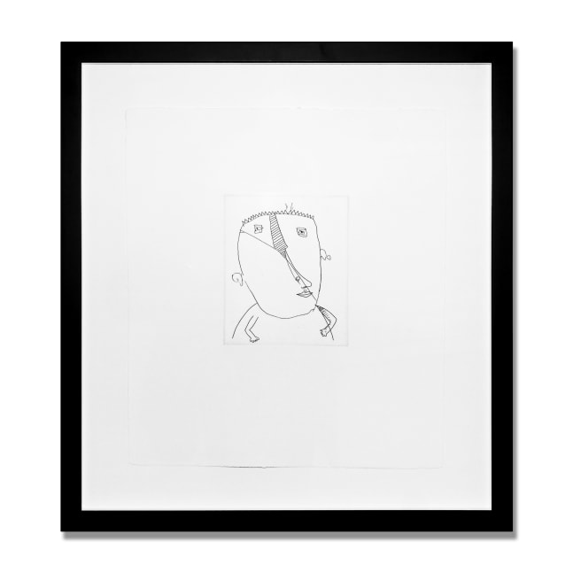 Untitled (with Sean Kalish) F, 1989

Etching on paper

14 x 12 1/2 in. (35.6 x 31.8 cm)

Edition of 33

Signed, stamped and authenticated by the Executor of the Keith Haring Estate