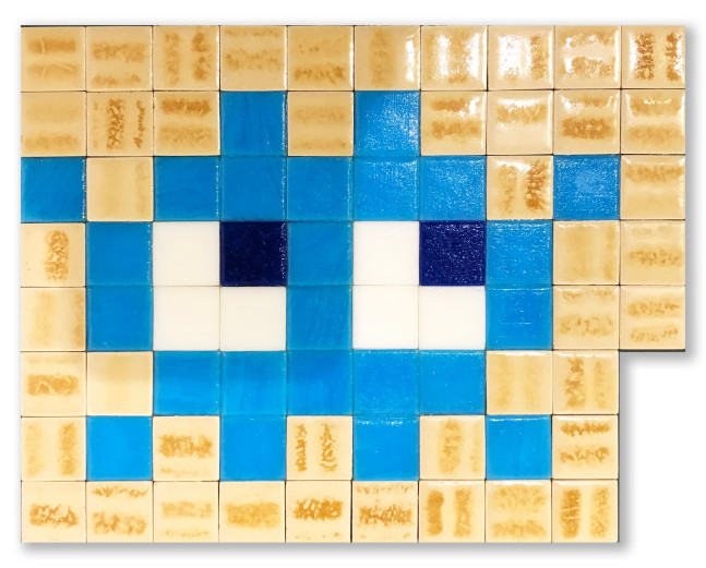 ALIAS AVI-32,&amp;nbsp;2000/2016
Mosaic tiles on perspex
6 1/8 x 7 3/4&amp;nbsp;inches (15.8&amp;nbsp;x 19.7&amp;nbsp;cm)
Unique | Signed&amp;nbsp;
