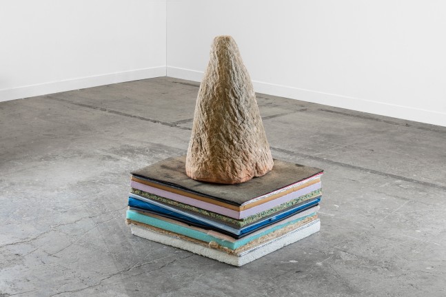 Compromised Vertical Growth, 2015
Pyramidal stone atop stack of insulation materials
73 x 50.5 x 52 cm