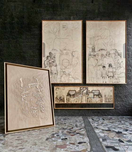 	nuds, museo diego rivera anahuacalli, mexico city, 2012