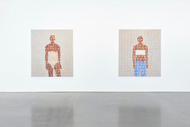 installation view of&amp;nbsp;reverence in blue, kurimanzutto, new york, 2023