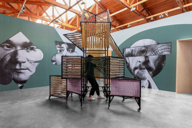 haegue yang,&amp;nbsp;dress vehicle / eclectic totemic&amp;nbsp;in&amp;nbsp;siembra (sowing), kurimanzutto, mexico city, 2020