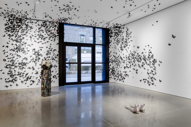 vista de instalaci&amp;oacute;n de todos juntos (all together), kurimanzutto, nueva york, 2022