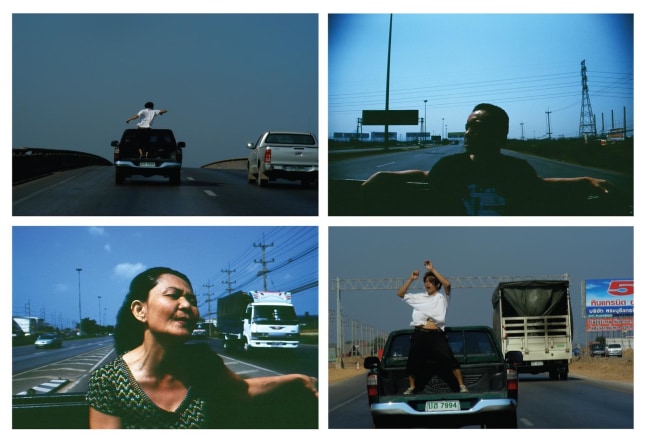 unknown forces, thailand / united states 2007

4 screen installation, digital, 16:9, dolby 5.1, color

various lengths, loops

&amp;nbsp;

&amp;nbsp;