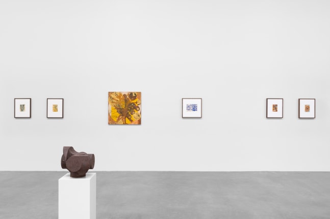 installation view of gabriel orozco, kurimanzutto mexico city, 2024. photo: gerardo landa