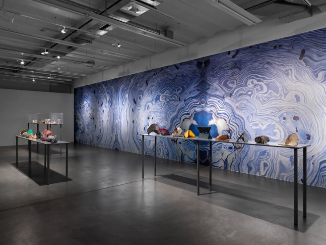 there are no spaces in words as people speak them, 2012
acrylic paint on wall
66.93 x 15.75 in


mathematical distortions, 2012
plaster, pigments, rabbit glue, aluminum
variable dimensions

&amp;nbsp;

&amp;nbsp;

&amp;nbsp;

&amp;nbsp;

&amp;nbsp;