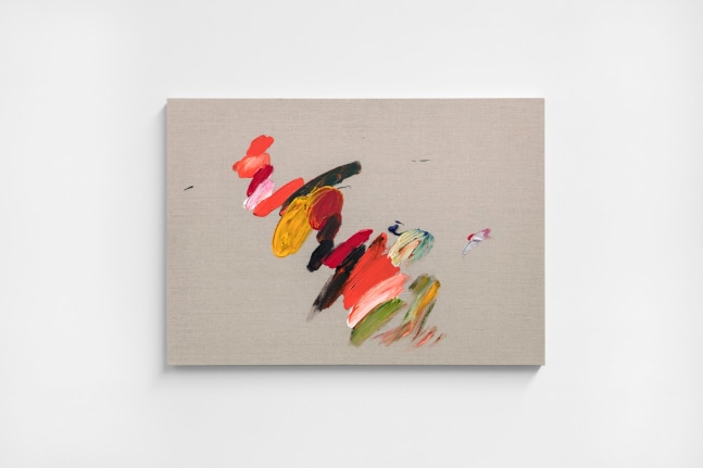 Wilfredo Prieto,&amp;nbsp;La clasificaci&amp;oacute;n en vivo,&amp;nbsp;2021
Acrilico sobre tela,&amp;nbsp;59.4 x 84.1 x 4 cm