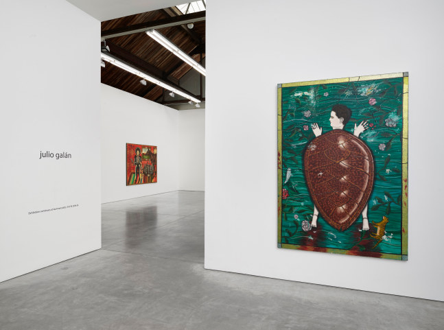 vista de instalaci&amp;oacute;n julio gal&amp;aacute;n, luhring augustine chelsea, 2025. foto: farzad owrang⁠