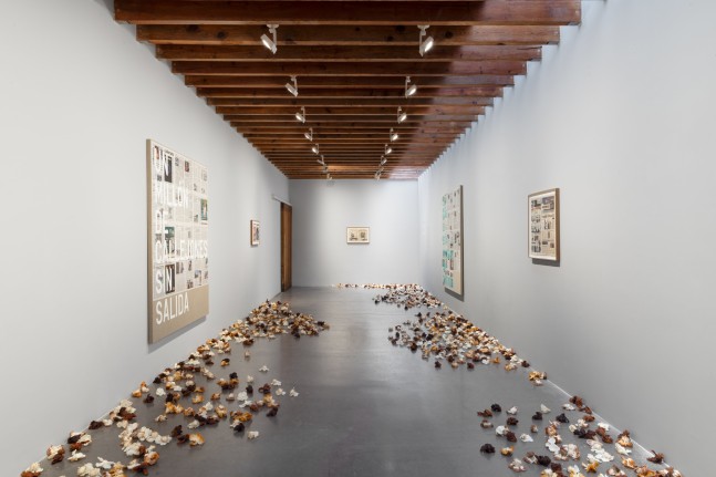 installation view&amp;nbsp;remains of the day: allora &amp;amp; calzadilla and rirkrit tiravanija, project room kurimanzutto mexico city, 2025. photo gerardo landa


&amp;nbsp;
