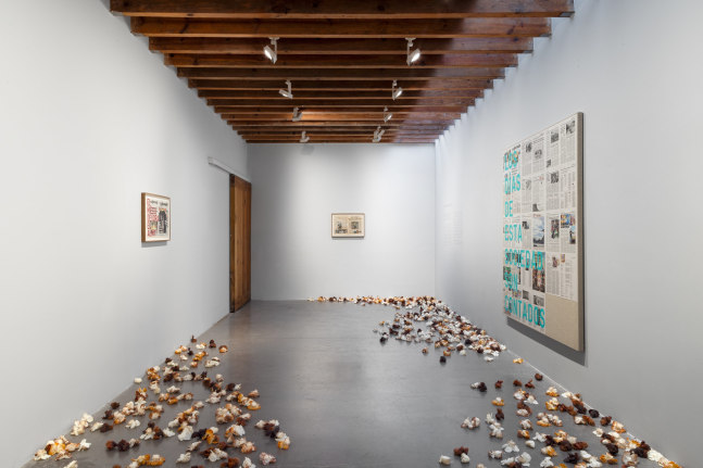 installation view&amp;nbsp;remains of the day: allora &amp;amp; calzadilla and rirkrit tiravanija, project room kurimanzutto mexico city, 2025. photo gerardo landa


&amp;nbsp;
