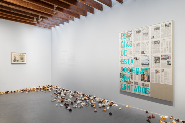 installation view&amp;nbsp;remains of the day: allora &amp;amp; calzadilla and rirkrit tiravanija, project room kurimanzutto mexico city, 2025. photo gerardo landa


&amp;nbsp;
