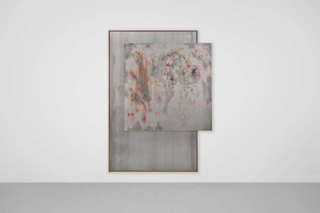 WangShui, Qualia II, 2024
Ink on aluminum in oak frame