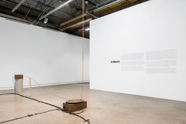 the whisperers: infinite ballet solo, 2021-2022

wood, transducer, amplifier, mixer, oxidized cymbal, 3 meter brass rod, sound proofed wooden box, 20 meter brass chain, rotating motor, wooden support, headphones, genelec speaker 361 x 48 x 396 cm