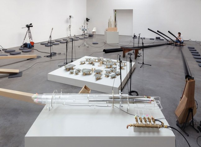 the reverse sessions, the pipe koto 1, 2014

piano and cello strings are mounted on a plexiglass frame in a way inspired by the japanese koto instrument

5 church organ pipes are also mounted into the frame, they receive compressed air to produce crystalline sounds

the pipe koto has an intricate system of microphones mounted into it, these pick up the sound of the strings and the pipes to merge them and create a unique palette of timbers and sounds

instrumet made by vincent martial &amp;agrave; san jose, 2014

&amp;nbsp;