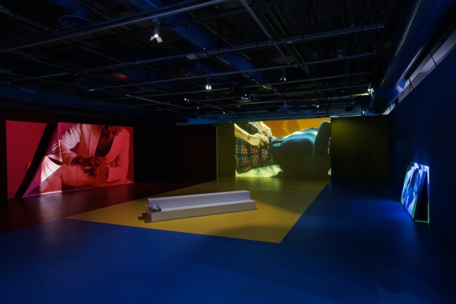 installation view obscene: 2020, festival move, centre pompidou, 2023. photo: herv&amp;eacute; v&amp;eacute;ronese