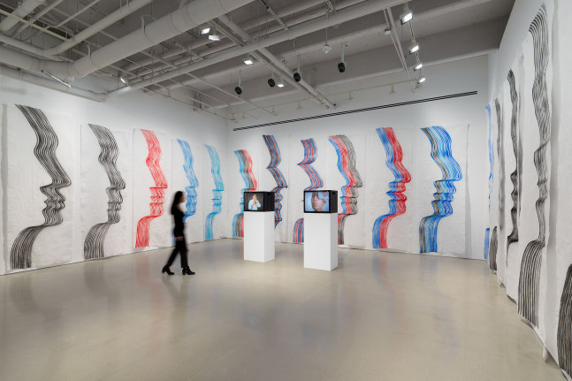 carlos amorales, words of mouths and hands, kurimanzutto, new york, 2023