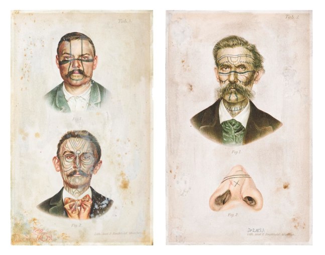 untitled (tres se&amp;ntilde;ores con bigote), 2007

ink on lithograph

13.98 x 8.86 and 13.98 x 8.46 in.

&amp;nbsp;