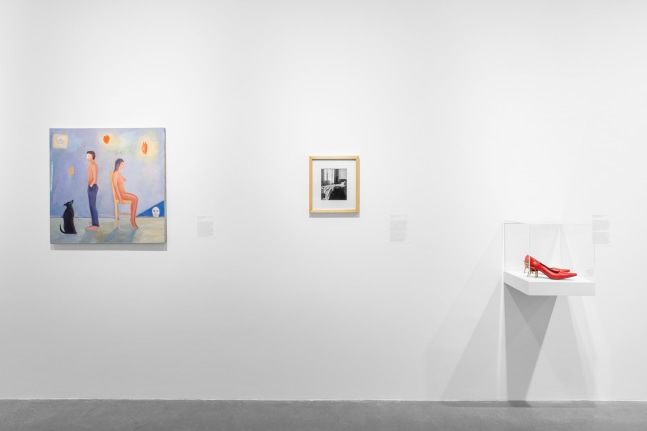 installation view an unlikely inventory: dialogues with surrealism, kurimanzutto mexico city, 2024. photo: gerardo landa / eduardo l&amp;oacute;pez (glr estudio)