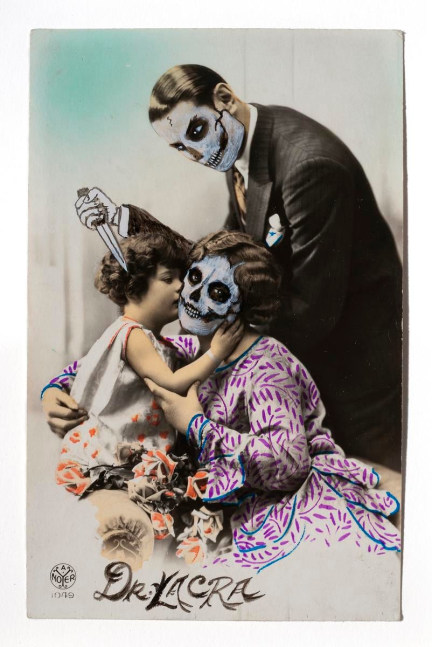 untitled (family matters), 2012

ink on vintage postcard

5.35 x 3.43 in.

&amp;nbsp;