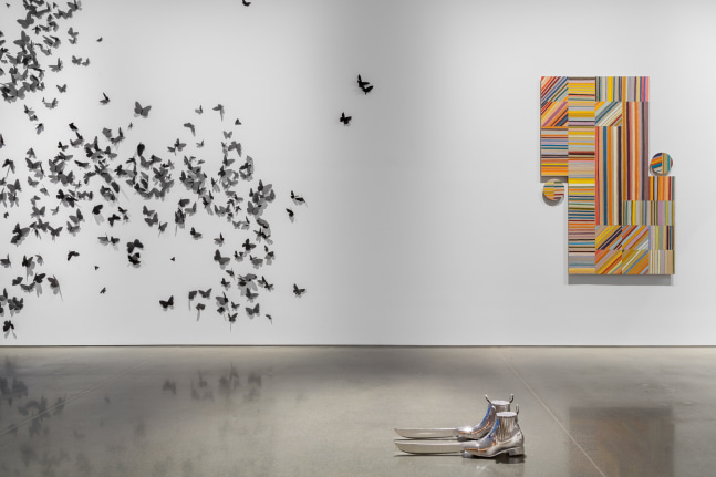 vista de instalaci&amp;oacute;n de todos juntos (all together), kurimanzutto, nueva york, 2022