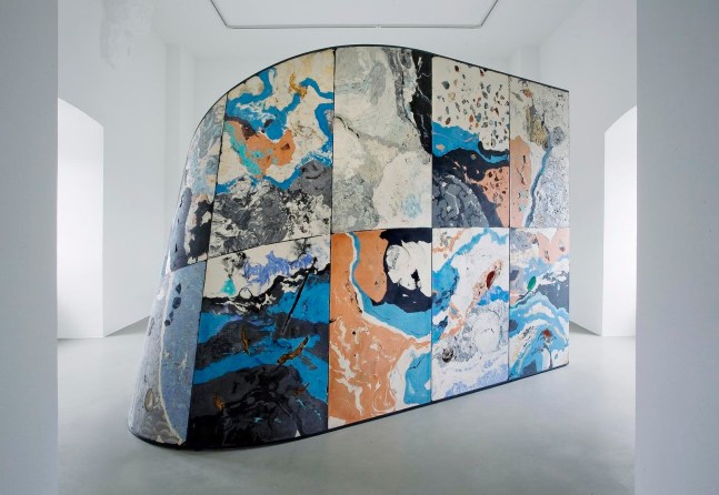 uncomfortable objects, 2012
plaster, pigments, stones, shells, masks, fabric, glass, wood, clay, diverse objects mounted on a steel frame
236.22 x 157.48 x 118.11 in

&amp;nbsp;

&amp;nbsp;