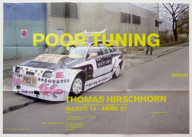 	thomas hirschhorn, invitation poor turning, 2008