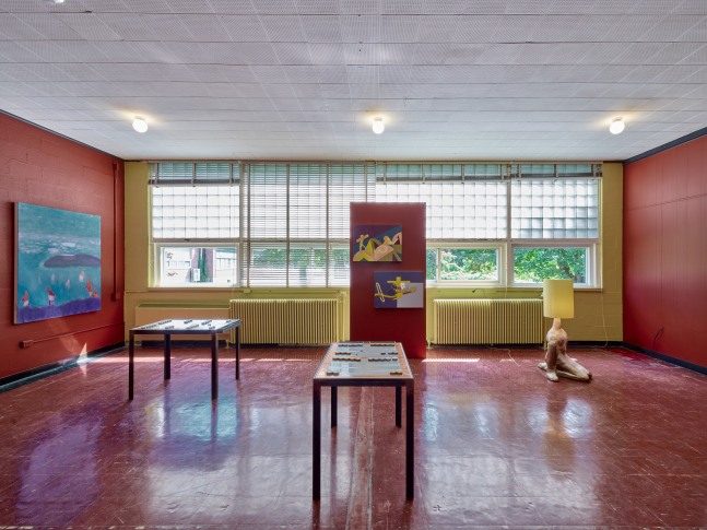 vista de instalaci&amp;oacute;n daniel guzm&amp;aacute;n en&amp;nbsp;the campus 2nd annual exhibition, 2025. foto guang xu⁠