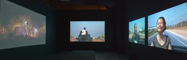 unknown forces, thailand / united states 2007

4 screen installation, digital, 16:9, dolby 5.1, color

various lengths, loops

&amp;nbsp;

&amp;nbsp;