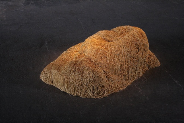 bisuter&amp;iacute;a 20.96 kil&amp;oacute;metros (per&amp;iacute;metro de la isla bermeja), 2011

aluminio cubierto en oro

20.96 km de joyer&amp;iacute;a dorada de imitaci&amp;oacute;n

&amp;nbsp;

&amp;nbsp;