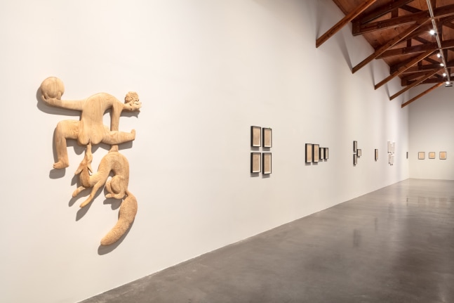 installation view of circo er&amp;oacute;tico. sergu&amp;eacute;i eisenstein: drawings, 2022, kurimanzutto, mexico city