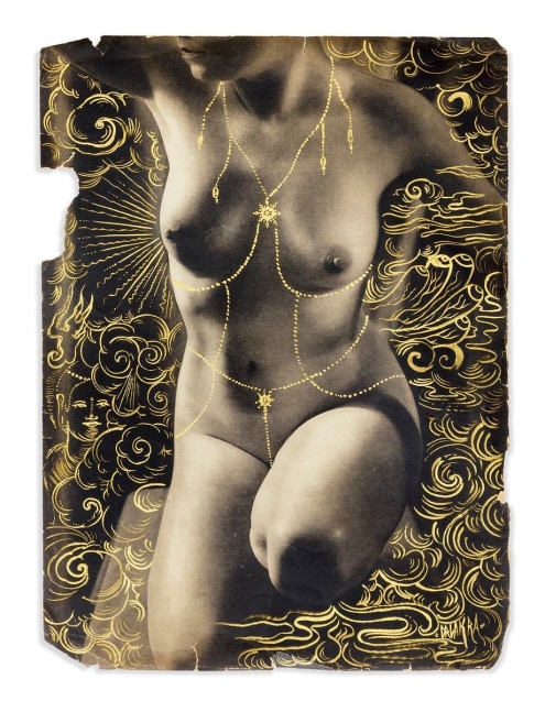 untitled (salom&amp;eacute;), 2013-2014

ink on vintage magazine

&amp;nbsp;

13.39 x 9.65 in.

&amp;nbsp;